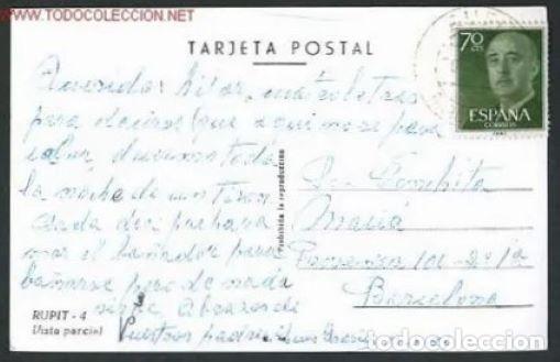 Postales: Rupit. *Vista parcial* Ed. E.M. n&ordm; 4. Circulada. - Foto 2