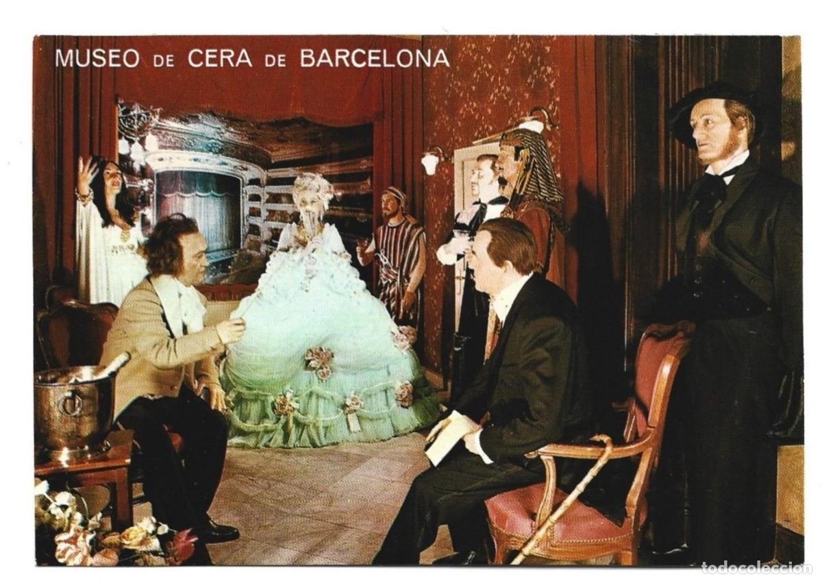 Cartes Postales: &rdquo; EL LICEO &rdquo;.- (CALLAS / BEETTHOVEN /V. DE LOS ANGELES/ GAYARRE/KRAUS/).- MUSEO DE CERA DE BARCELONA