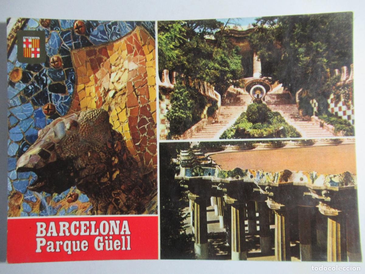 Postales: Barcelona - Parque G&uuml;ell - Foto 1
