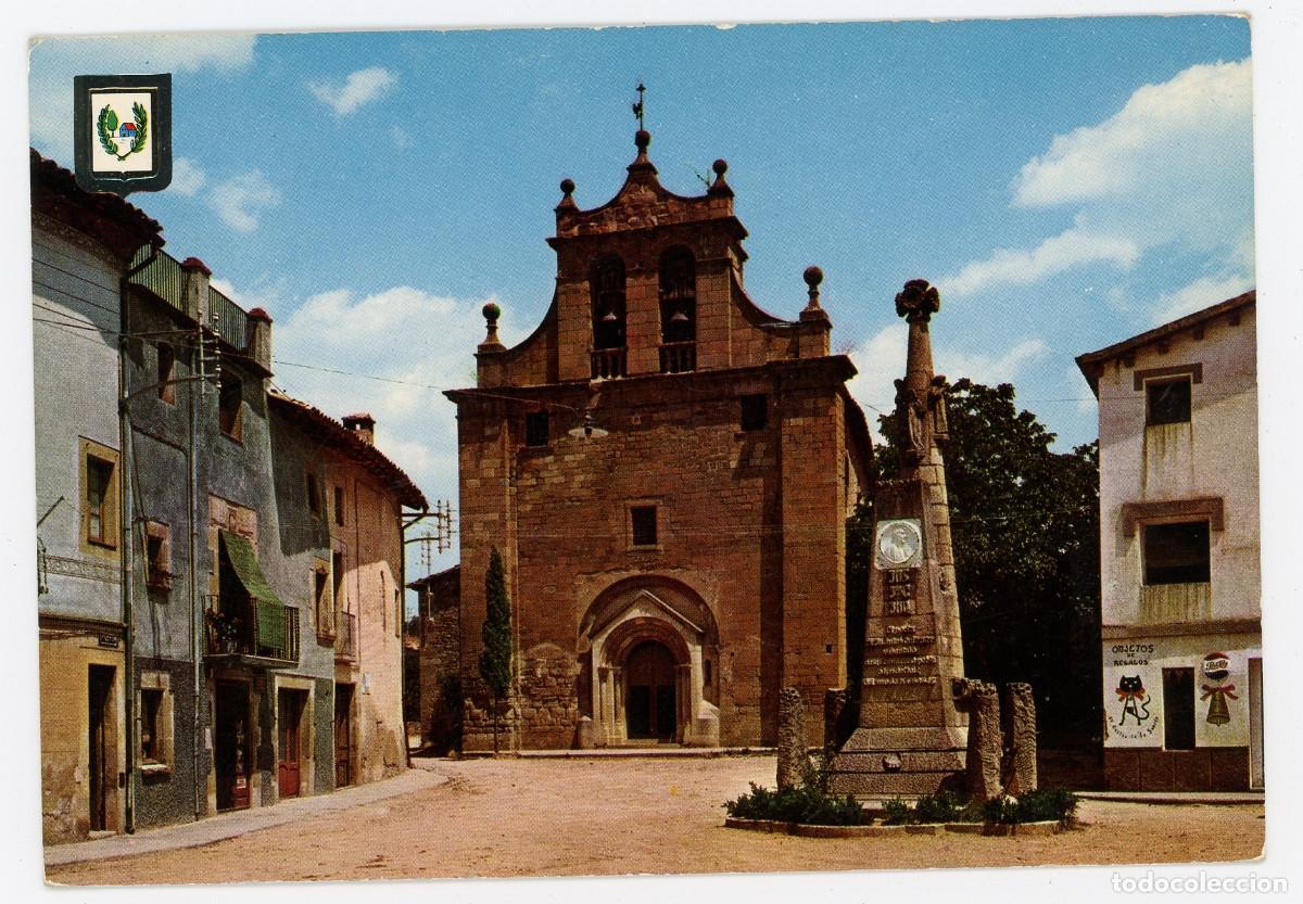 Cartes Postales: m10576 Folgueroles Iglesia Parroquial De Santa Maria 1966 Escudo De Oro N&ordm;2475 sc