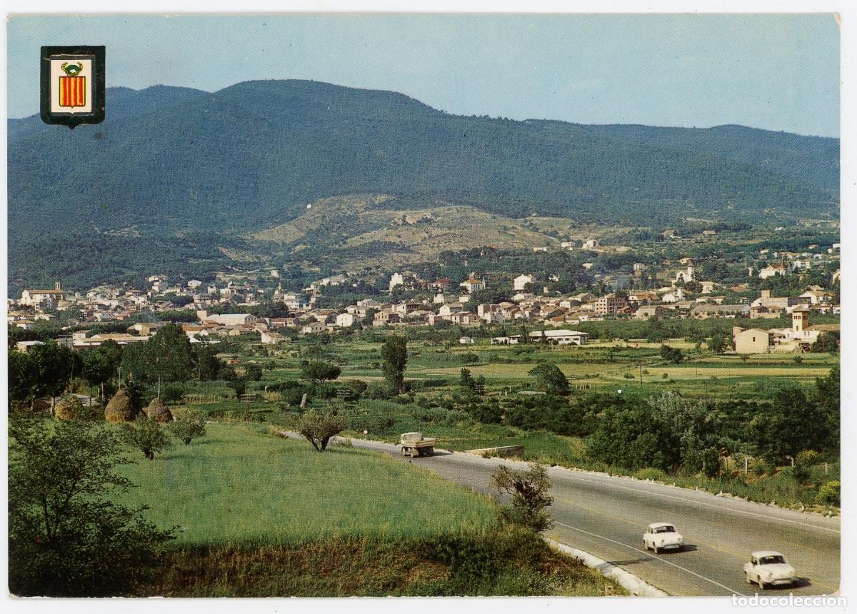 Postais: m10620 La Garriga Vista General 1966 Escudo De Oro N&ordm;2494 circulada gordini camion