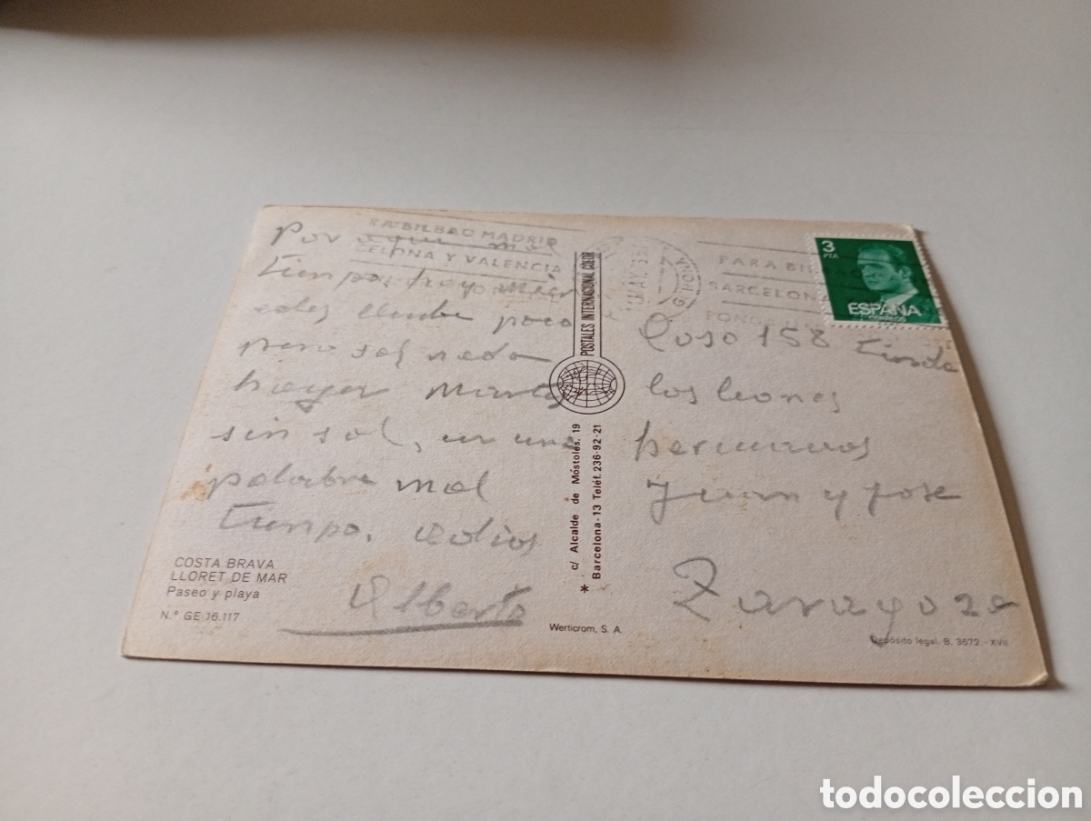Postales: Postal Lloret de Mar - Foto 2