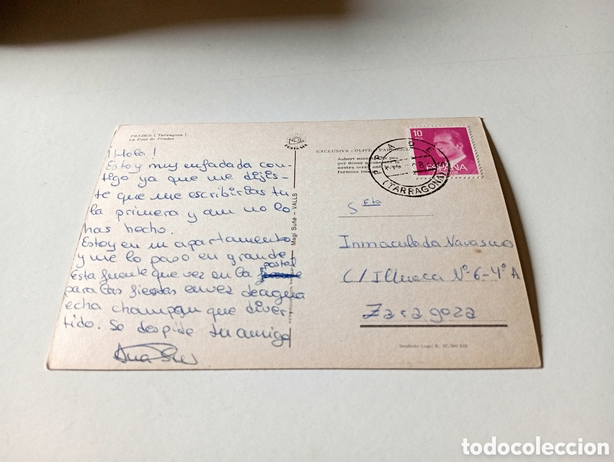 Postales: Postal Prades fuente - Foto 2