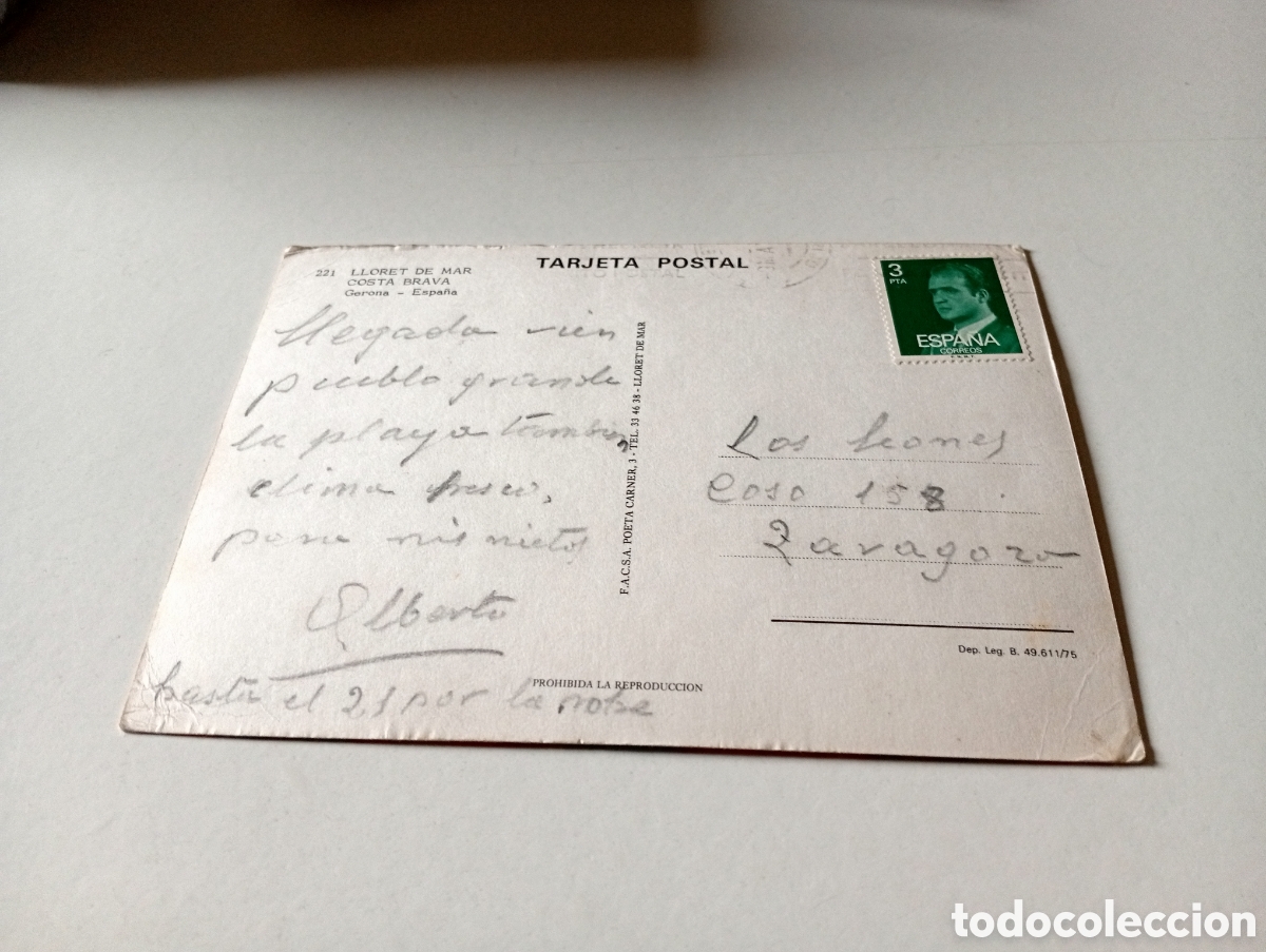 Postales: Postal Lloret de Mar.... - Foto 2