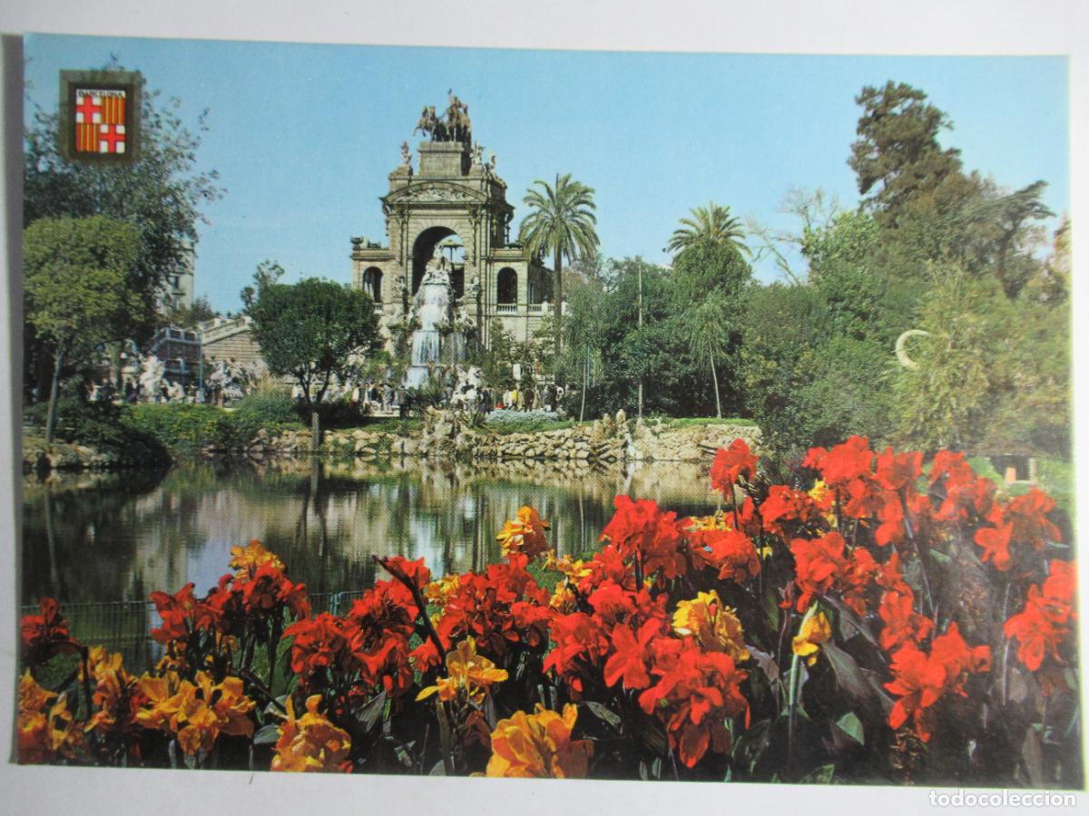 Postales: Barcelona - Cascada del Parque de la Ciudadela - Foto 1