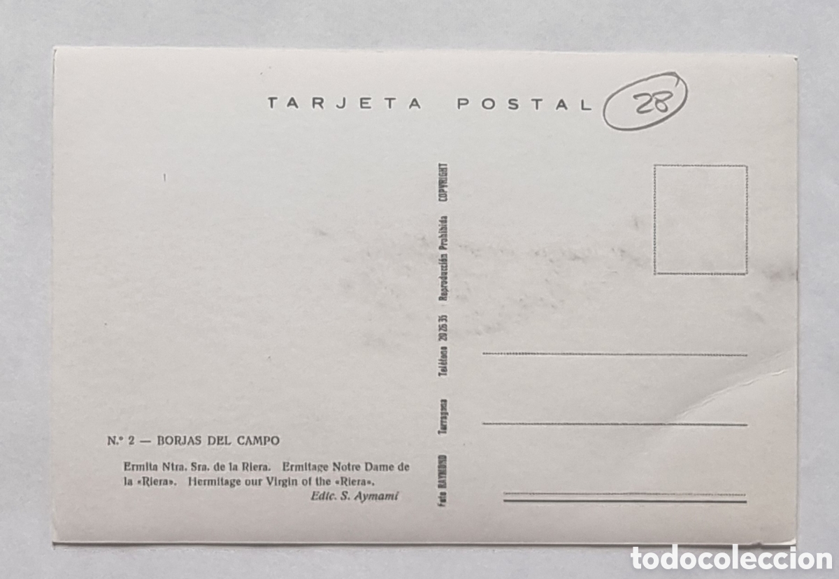 Postales: LES BORGES DEL CAMP - TARRAGONA - Foto 2