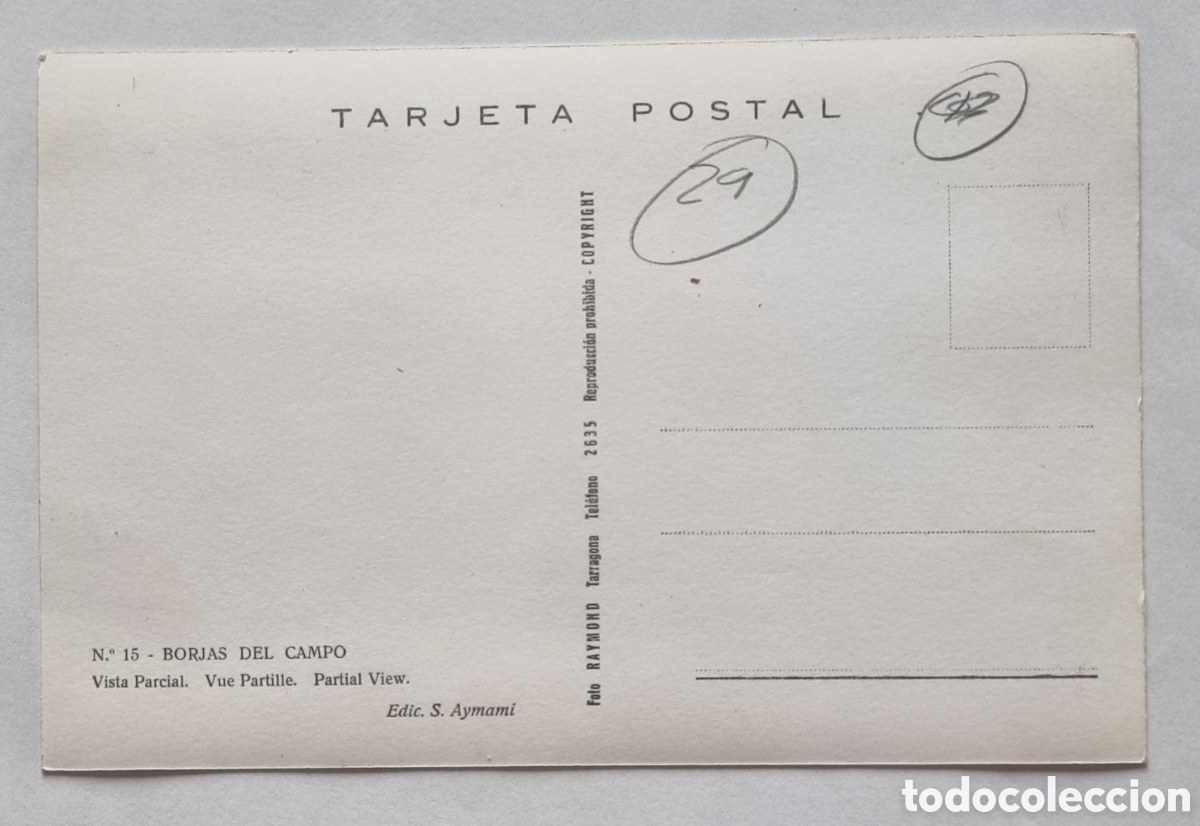 Postales: LES BORGES DEL CAMP - TARRAGONA - Foto 2