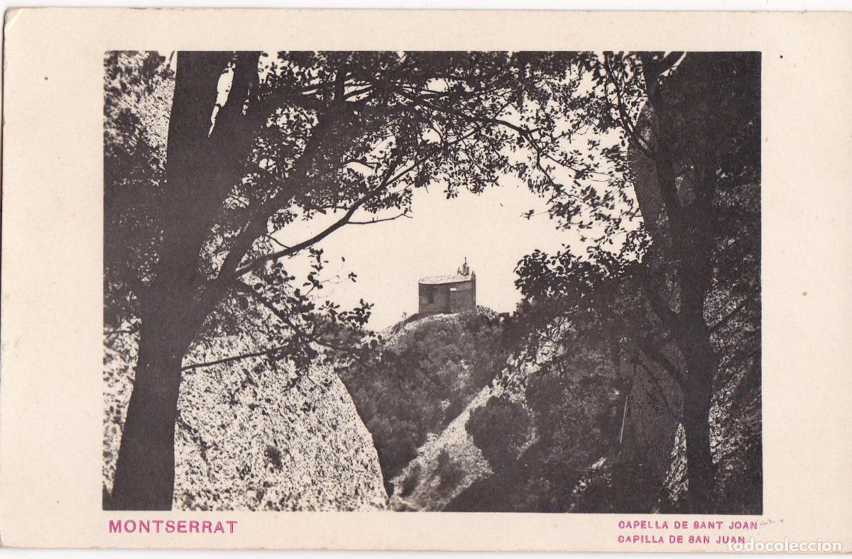 Postales: MONTSERRAT, CAPILLA DE SANT JOAN &ndash; CIRCULADA 1924