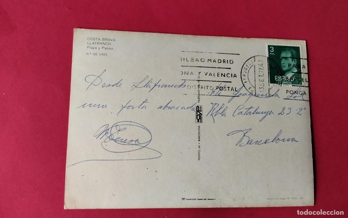 Postales: LLAFRANC POSTAL ANTIGUA 1971 - Foto 3