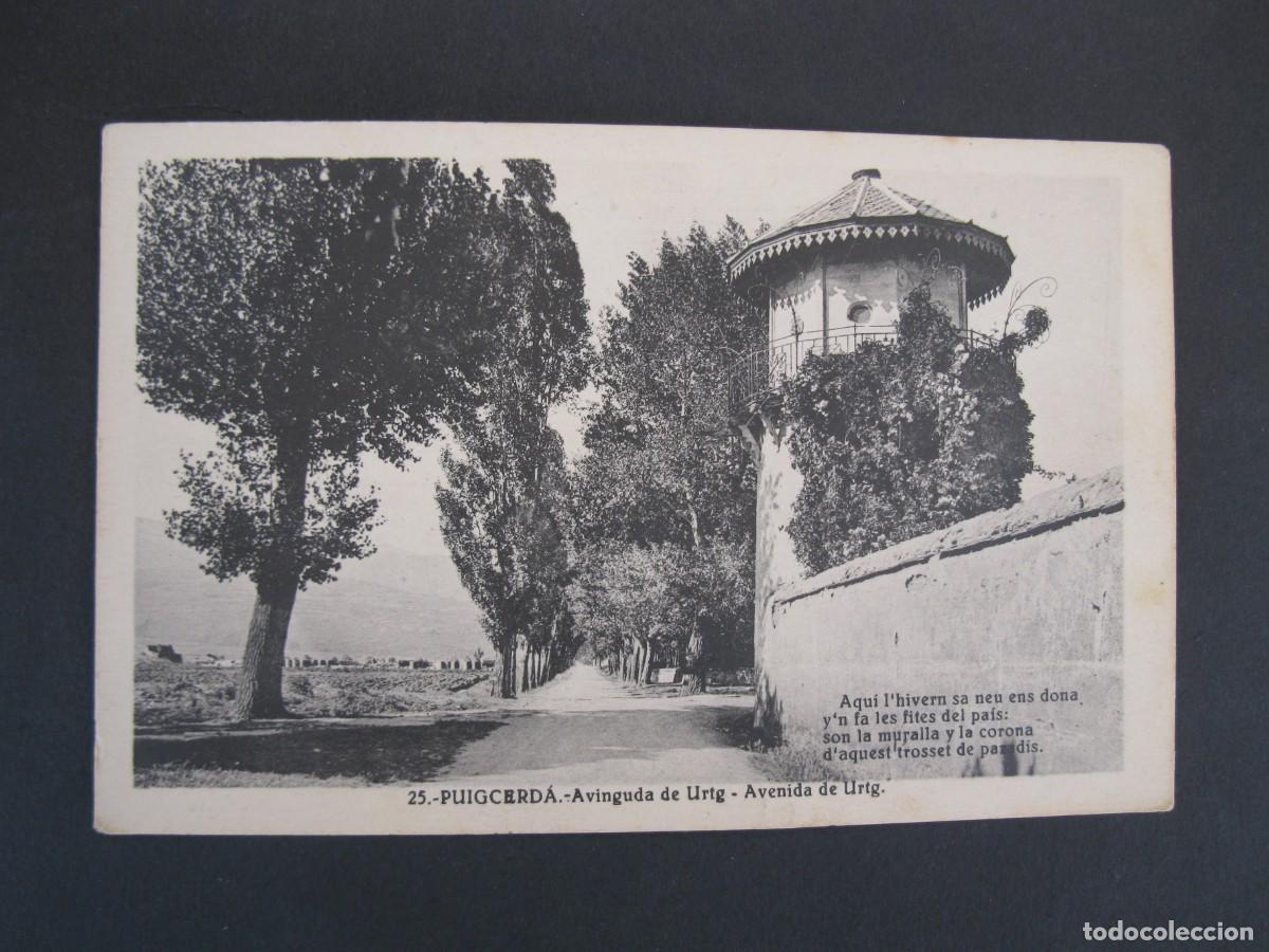 Postales: POSTAL - PUIGCERD&Agrave; - AVINGUDA DE URTG. - Foto 1