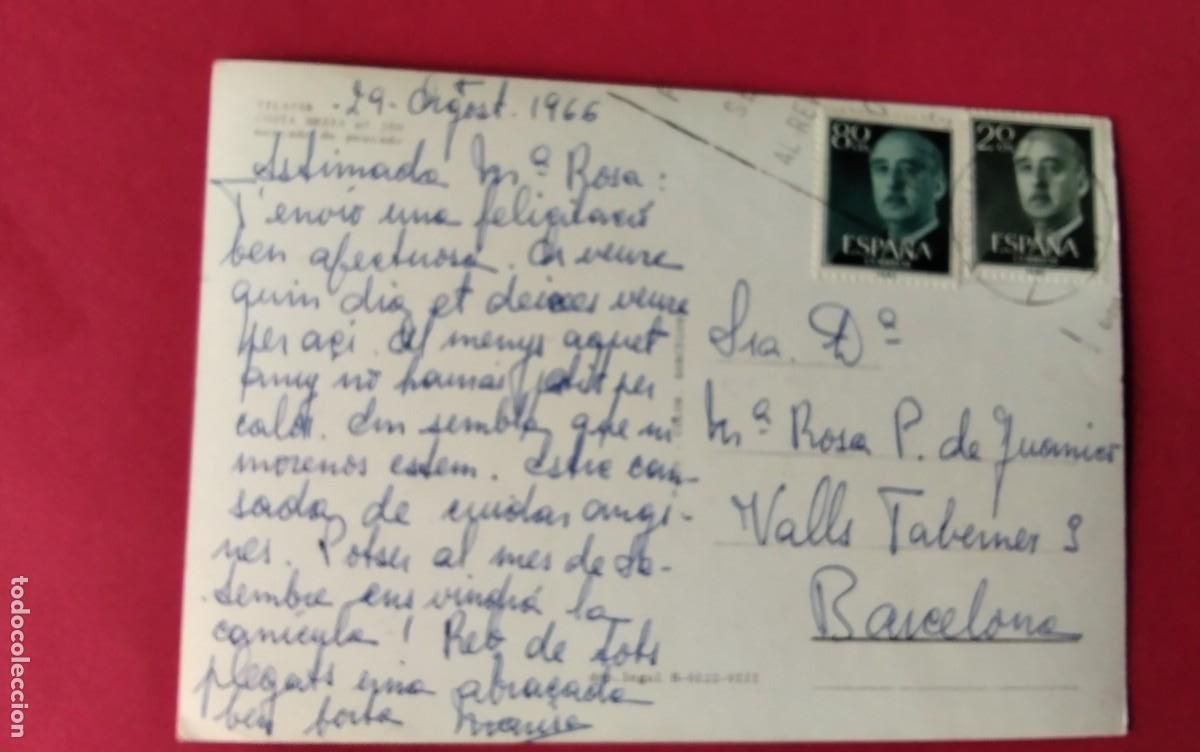 Postales: VILASAR , POSTAL ANTIGUA , A&Ntilde;O 1966 - Foto 3