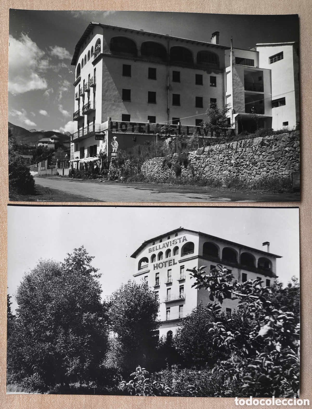 Postkarten: BELLVER DE CERDANYA HOTEL BELLAVISTA POSTAL FOTOGRAF&Iacute;CA FOTOGRAFIA JANOT - ORGAN&Aacute; LLEIDA C. 1960