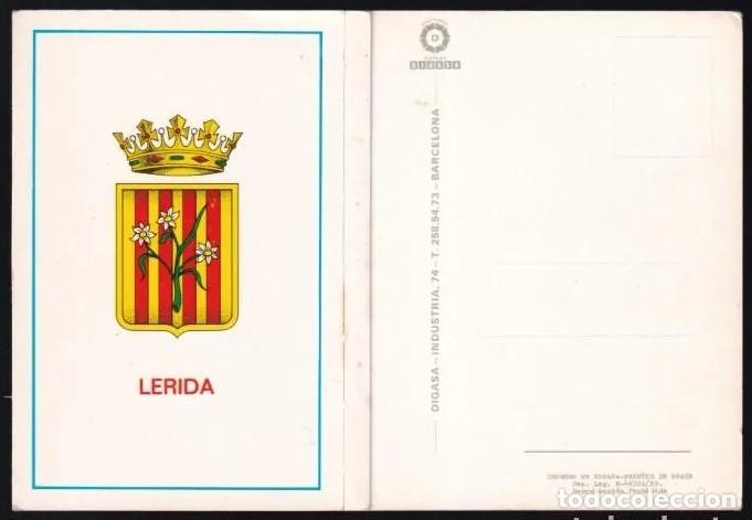 Postales: Lleida. *L&eacute;rida* Postal con solapa. Nueva. - Foto 2