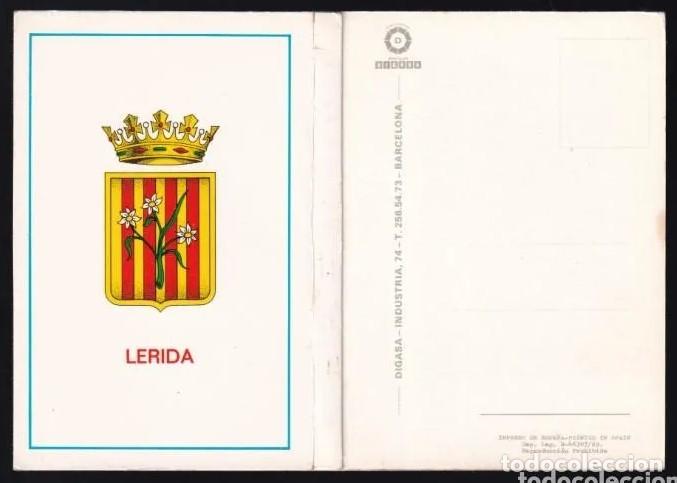 Postales: Lleida. *L&eacute;rida* Postal con solapa. Nueva. - Foto 2