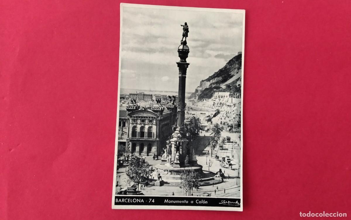 Postales: BARCELONA , POSTAL ANTIGUA , BLANCO Y NEGRO , - Foto 2