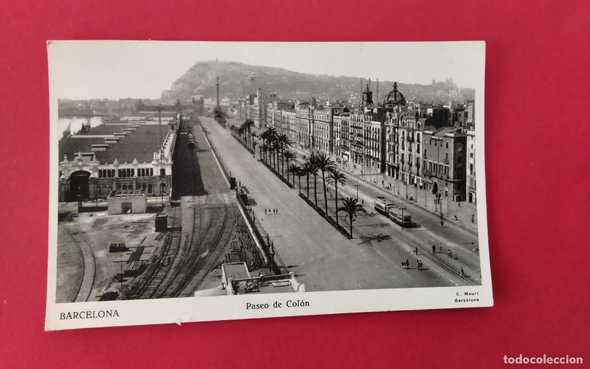 Postales: BARCELONA , POSTAL ANTIGUA , BLANCO Y NEGRO - Foto 2