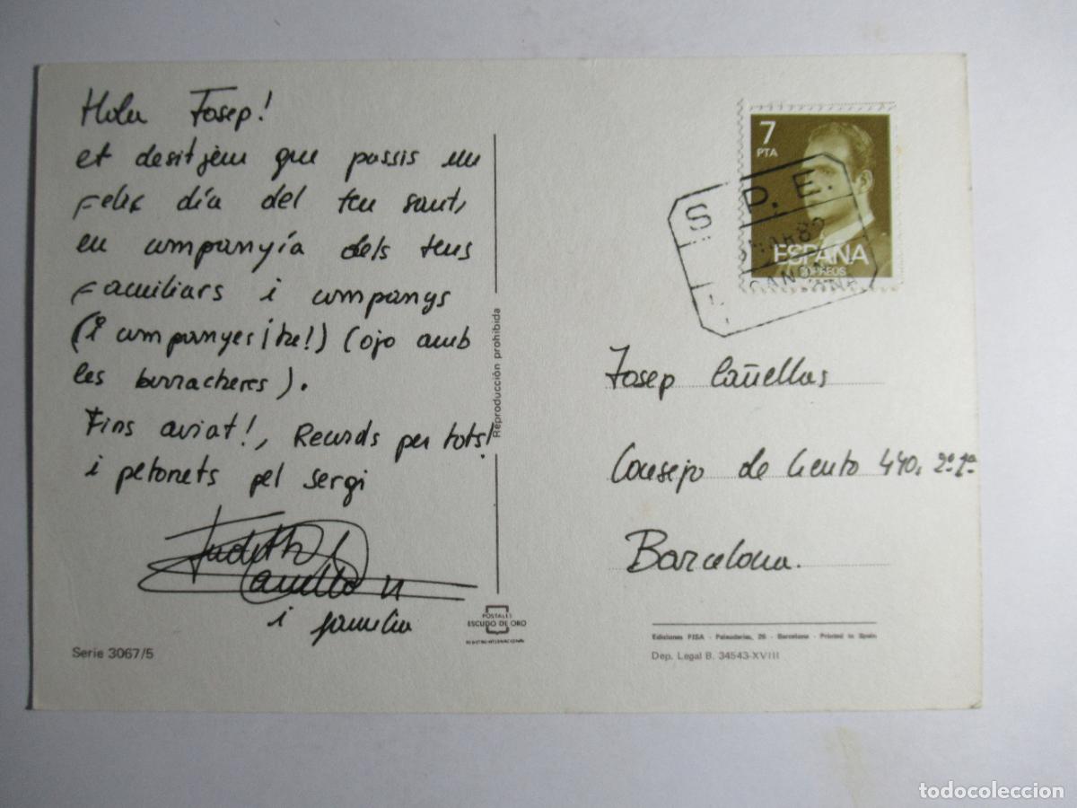 Postales: Postal esqu&iacute; - Circulada - Foto 2