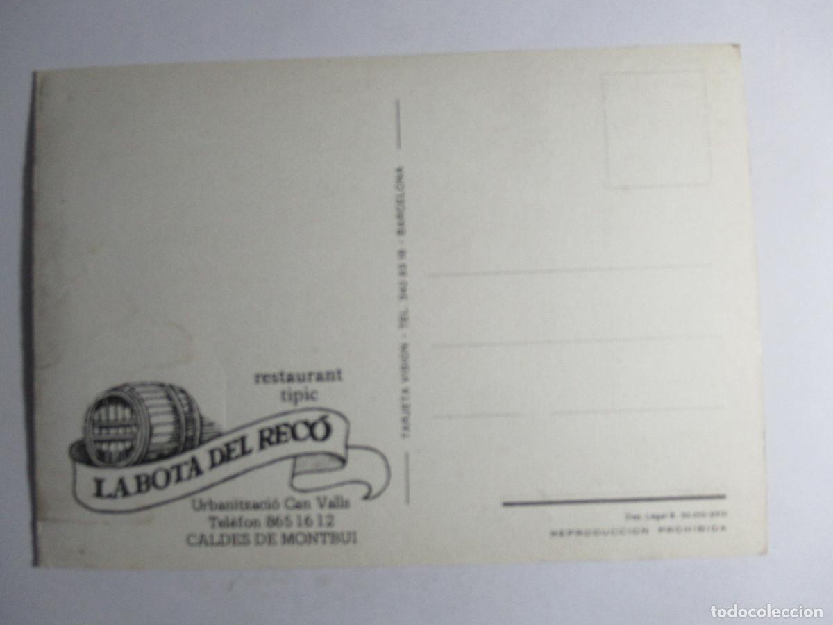 Postales: Caldes de Montbui - Restaurant t&iacute;pic La Bota del Rec&oacute; - Foto 2