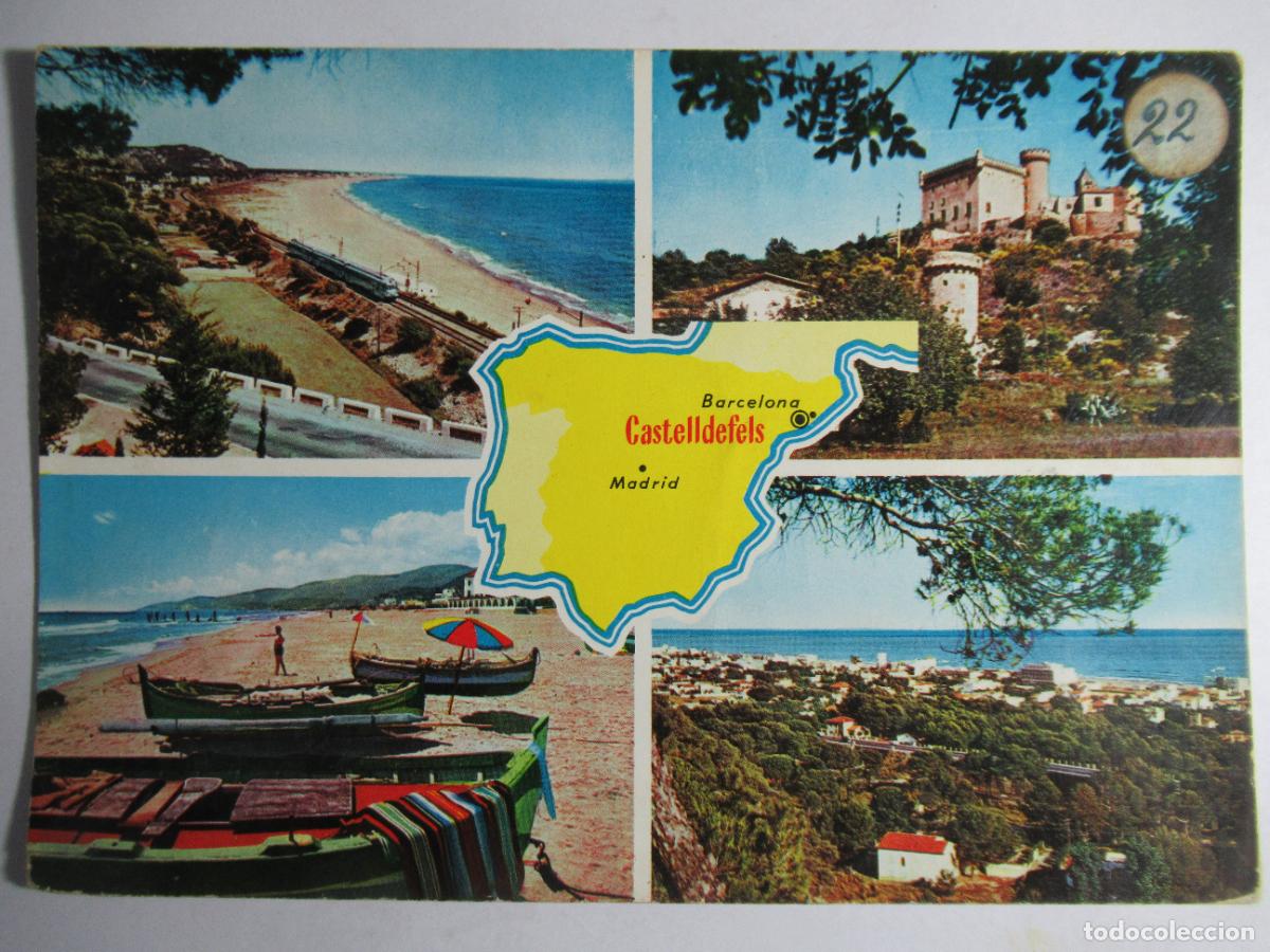 Postales: Castelldefels (Barcelona) - Foto 1