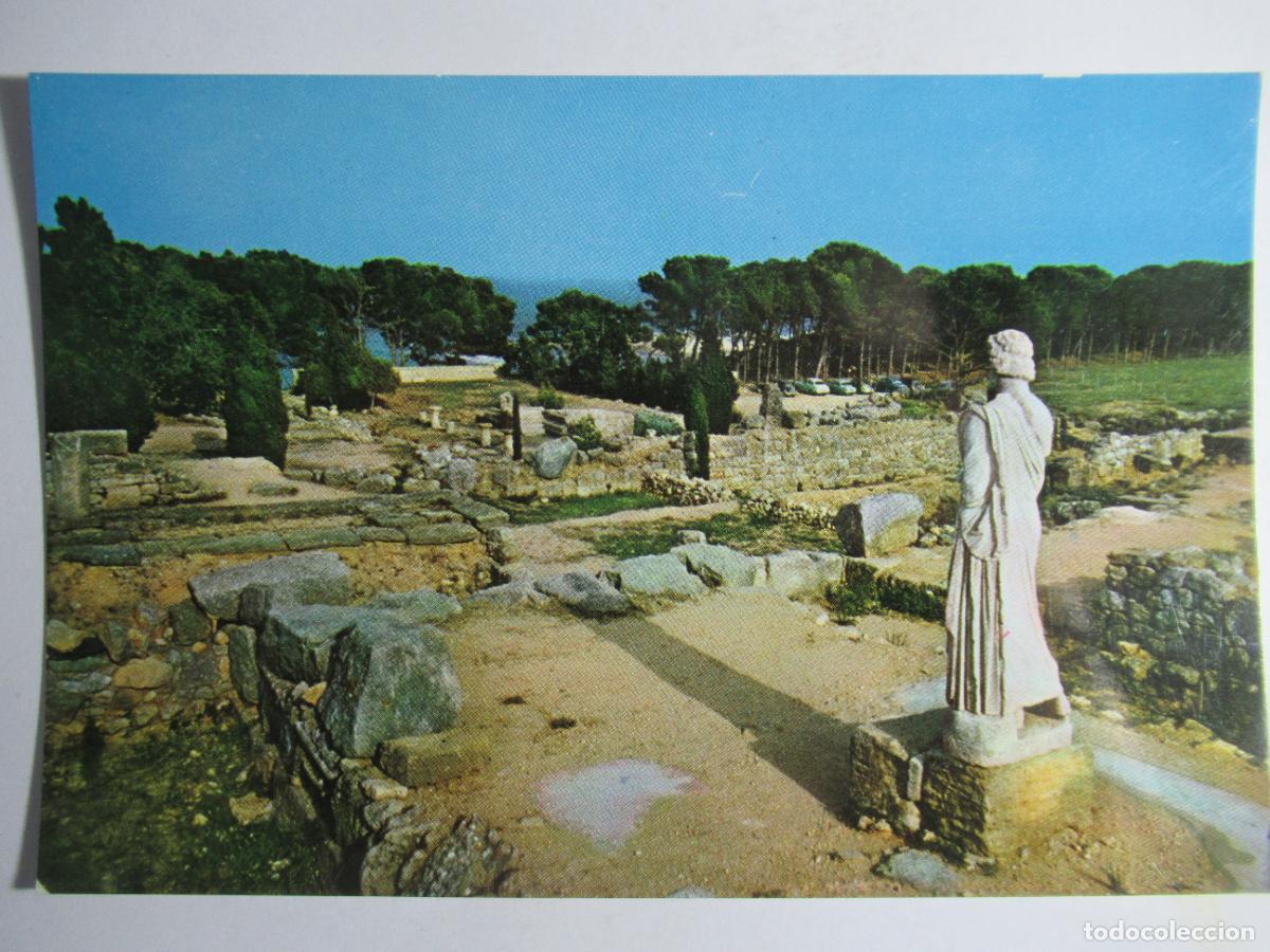 Postales: Ampurias - Estatua de Esculapio - Costa Brava
