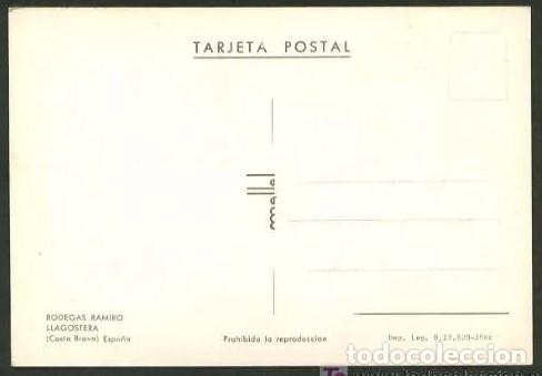 Postales: Llagostera *Bodegas Ramiro* Ed. Mallol. Nueva. - Foto 2