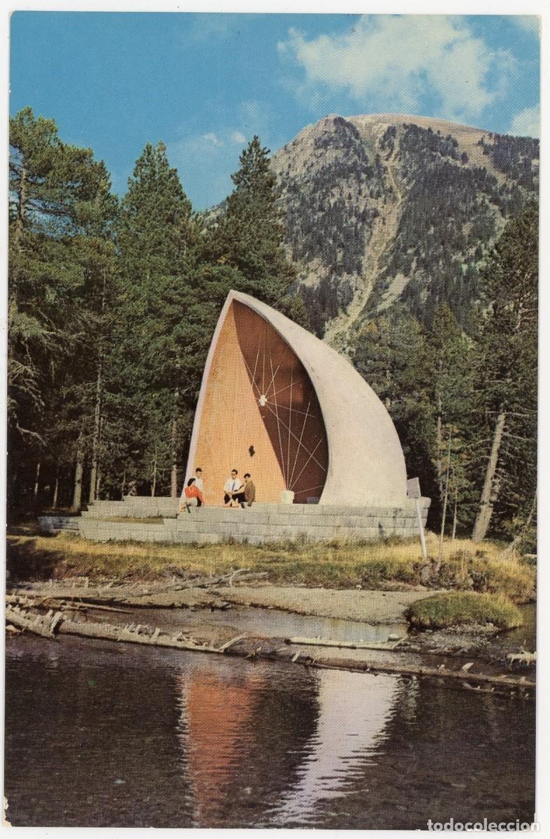 Postkarten: m10726 parc nacional d'aiguestortes capilla del santo espiritu 1960 campa&ntilde;a n&ordm;1450 sc