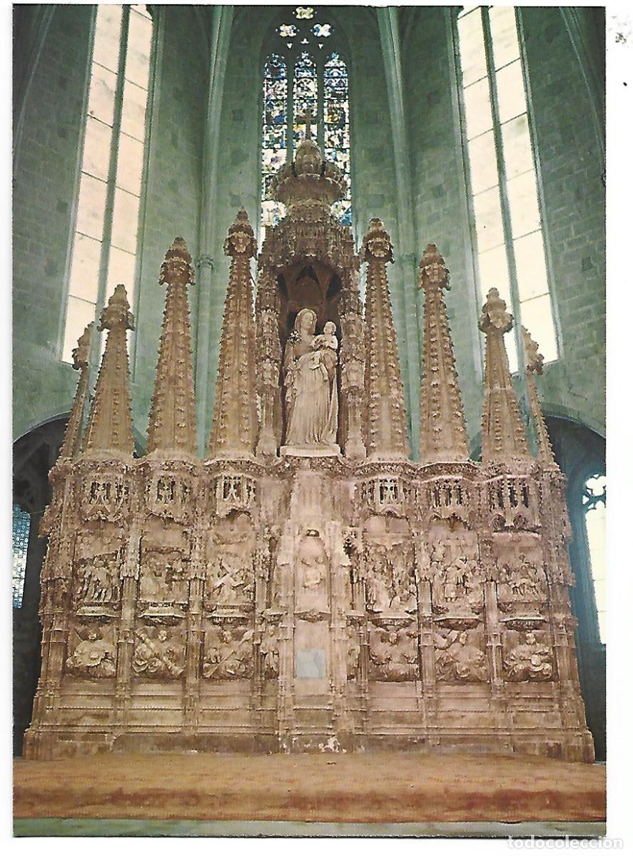 Cartoline: RETABLO GOTICO DE LA IGLESIA CATEDRALICIA, SIGLO XV.- CASTELLO DE AMPURIAS