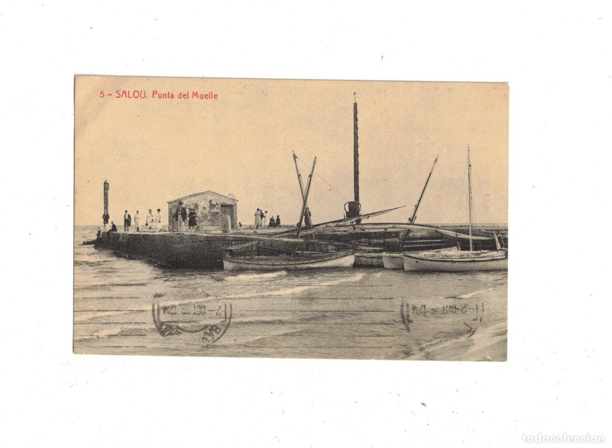 Postales: SALOU. 5 PUNTA DEL MUELLE. THOMAS - Foto 1