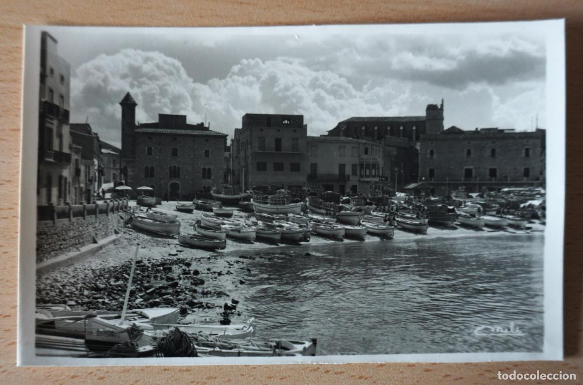 Cartes Postales: L'Escala (Costa Brava), Vista parcial, postal sin circular que formaba parte de una carpeta