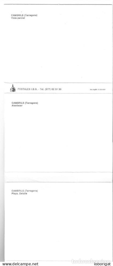 Postales: LIBRO FLEXO CON 16 VISTAS DE CAMBRILS / TARRAGONA - Foto 2