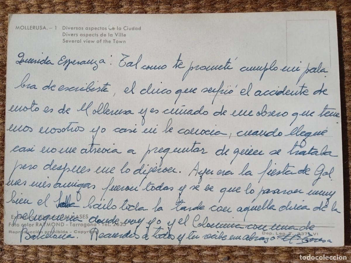 Postales: MOLLERUSA - LERIDA - ED. RAYMOND - Foto 2