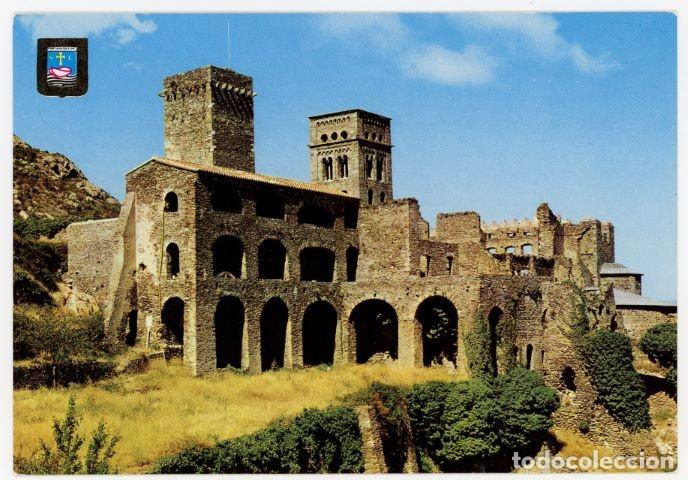 Postkarten: m10786 7555 Sant Pere De Roda Monasterio 1974 Escudo De Oro N&ordm;4 sc