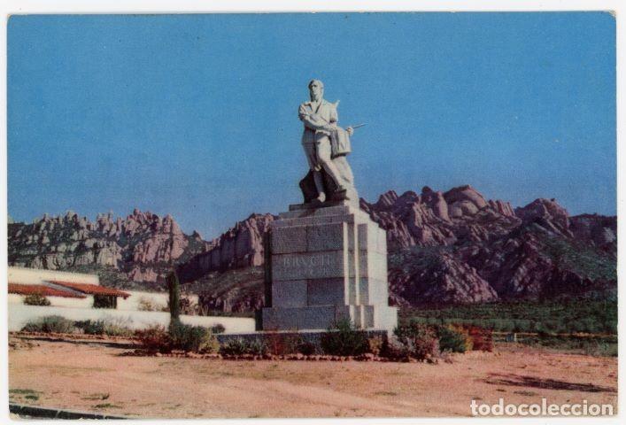Postkarten: m10799 Bruc Monumento A Los Heroes Del Bruc Campa&ntilde;a Serie Ii N&ordm;404 escrita antigua ubicacion estatua