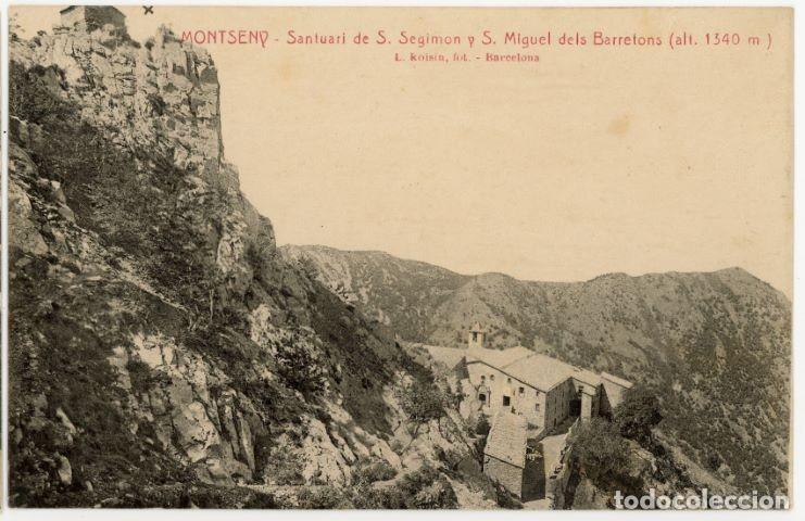 Postkarten: a10261 montseny santuari de sant segimon y sant miquel dels barretons roisin escrita