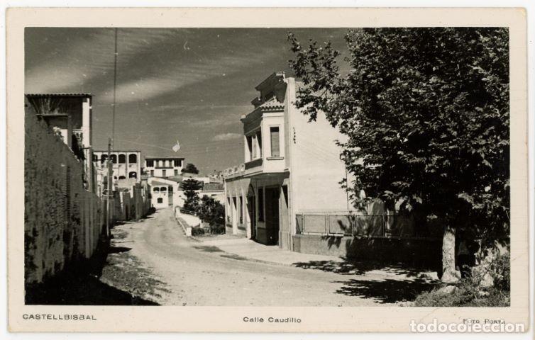 Postkarten: a10384 Castellbisbal Calle Caudillo Porta fotografica escrita
