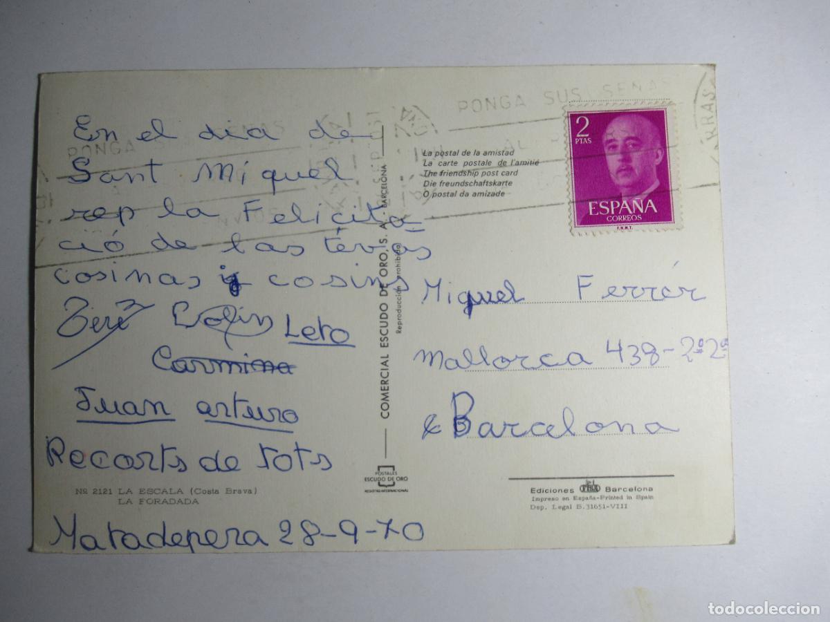 Postales: La Escala (Girona) - La Foradada - Foto 2
