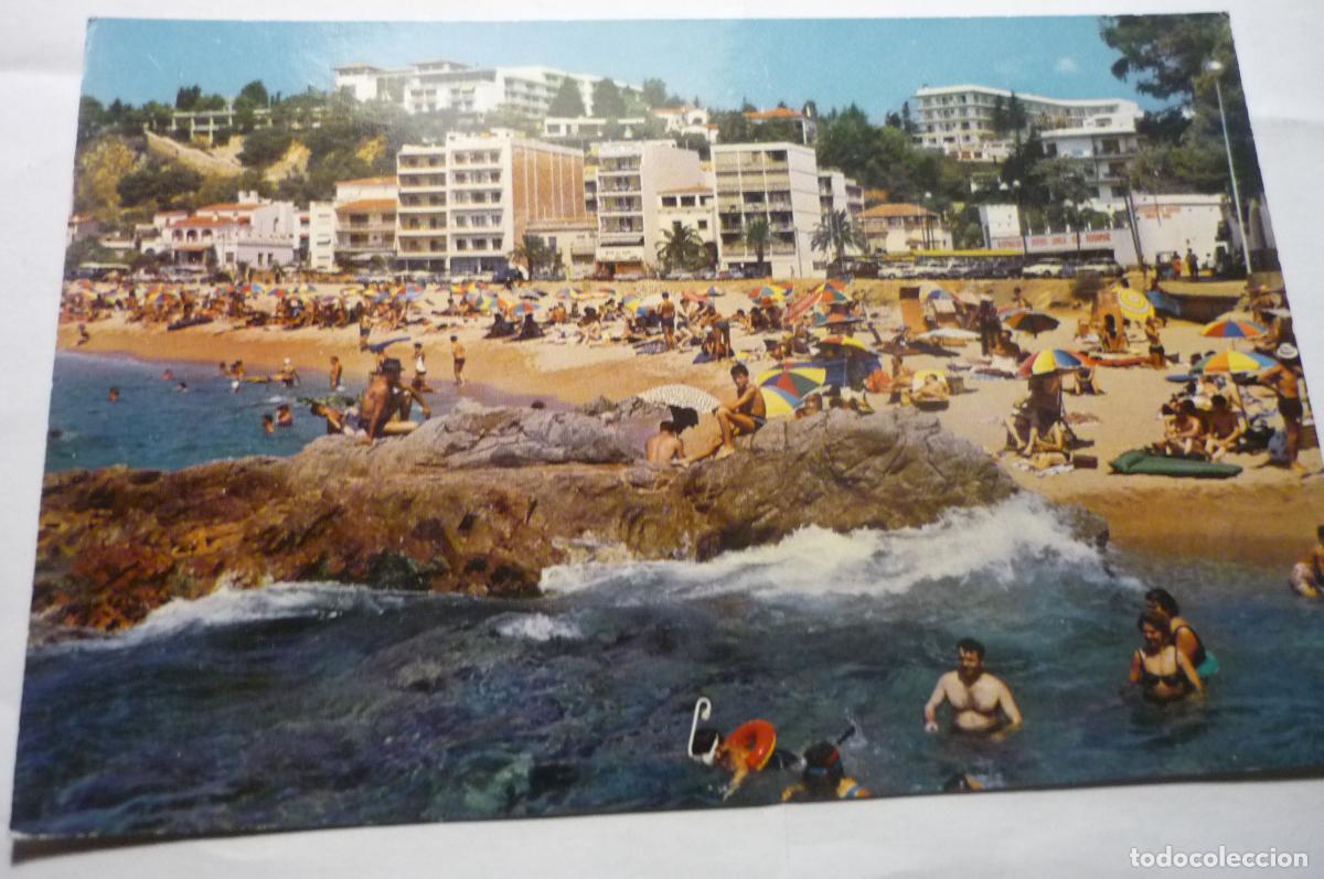 Postales: POSTAL LLORET DE MAR PLAYA Y POBLACION - Foto 1