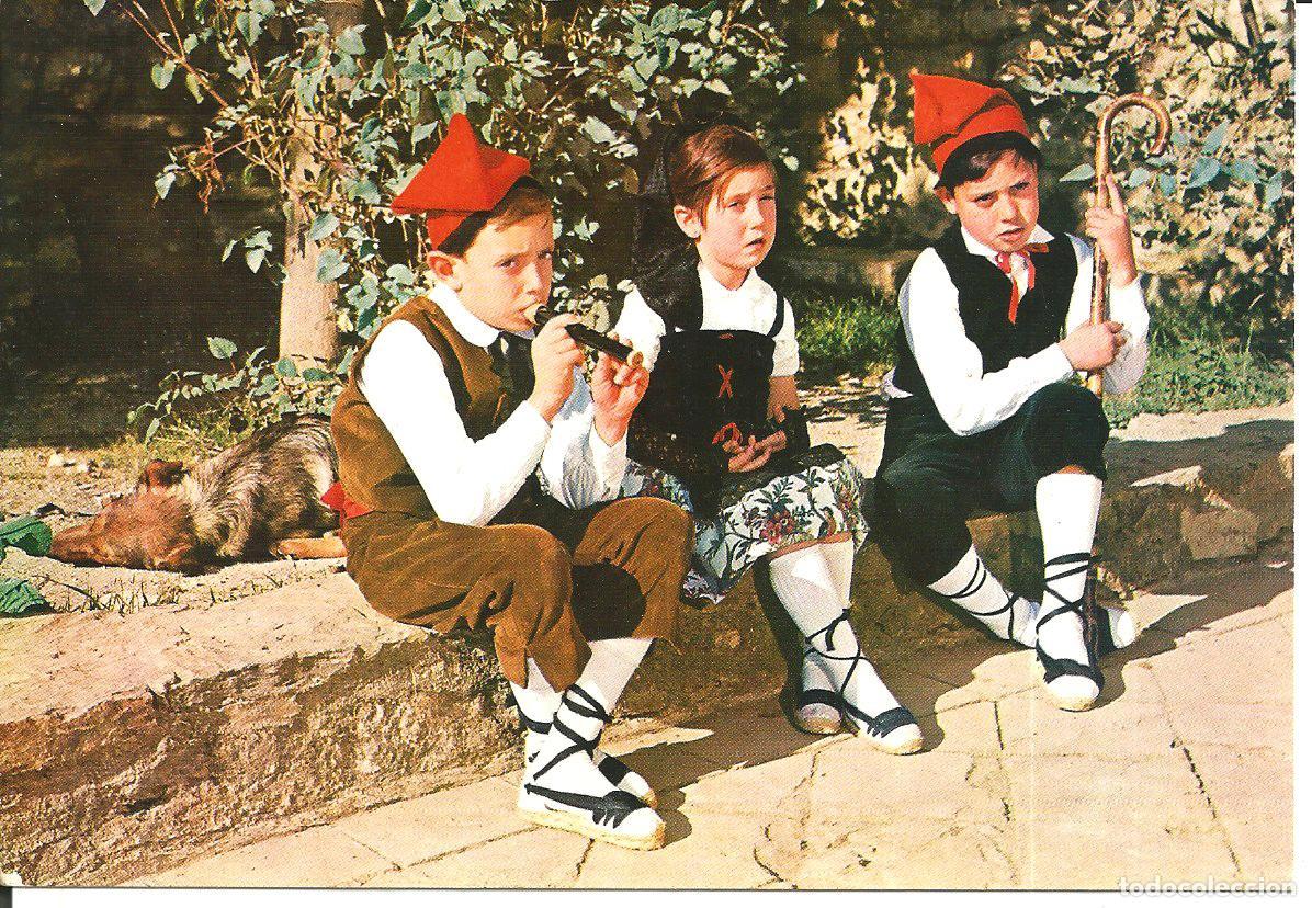 Postales: POSTAL CATALUNYA TIPICA - NI&Ntilde;OS CON TRAJE REGIONAL CATALAN - 1966