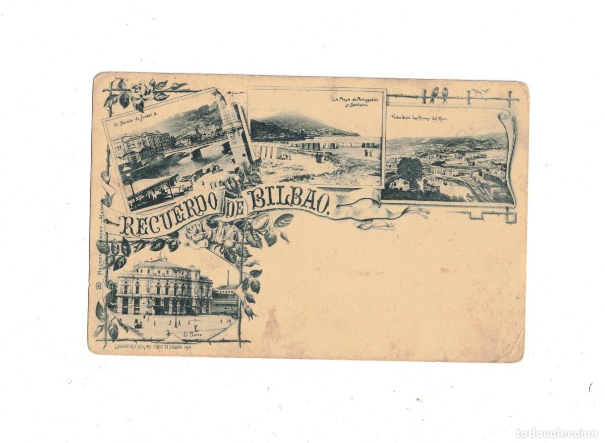 Postales: RECUERDO DE BILBAO. 20 HAUSER Y MENET - Foto 1