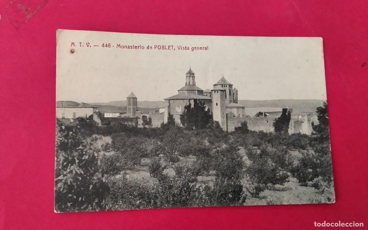 Postales: POBLET , POSTAL ANTIGUA , BLANCO Y NEGRO - Foto 1