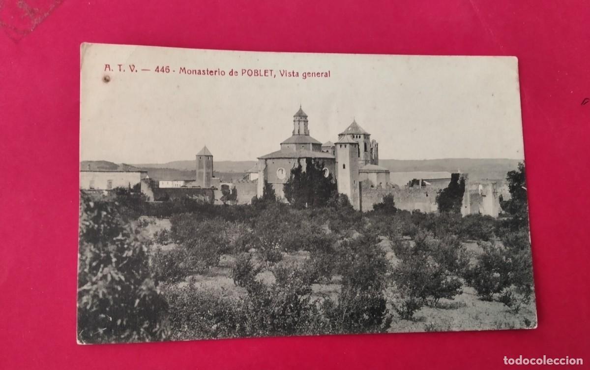 Postales: POBLET , POSTAL ANTIGUA , BLANCO Y NEGRO - Foto 2