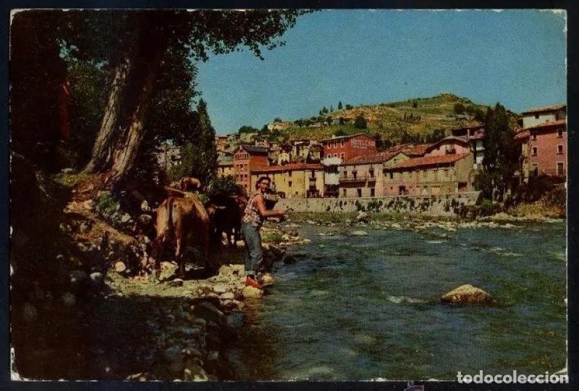 Postales: Montell&agrave; i Martinet. *La pesca en el rio Segre* Ed. C. y P. serie II n&ordm; 1397. Circulada 1961.