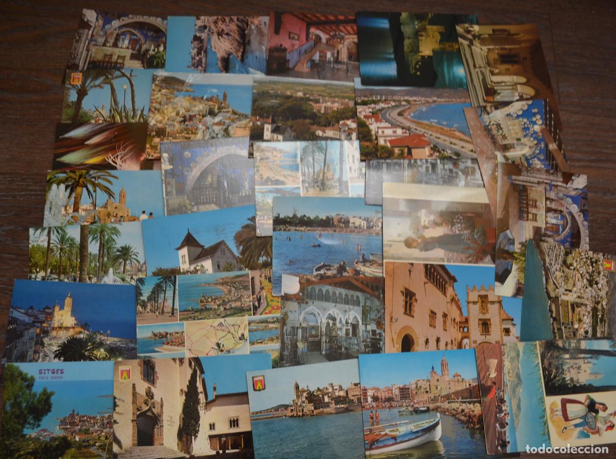 Postales: LOTO DE 60 POSTALES DE SITGES - Foto 2