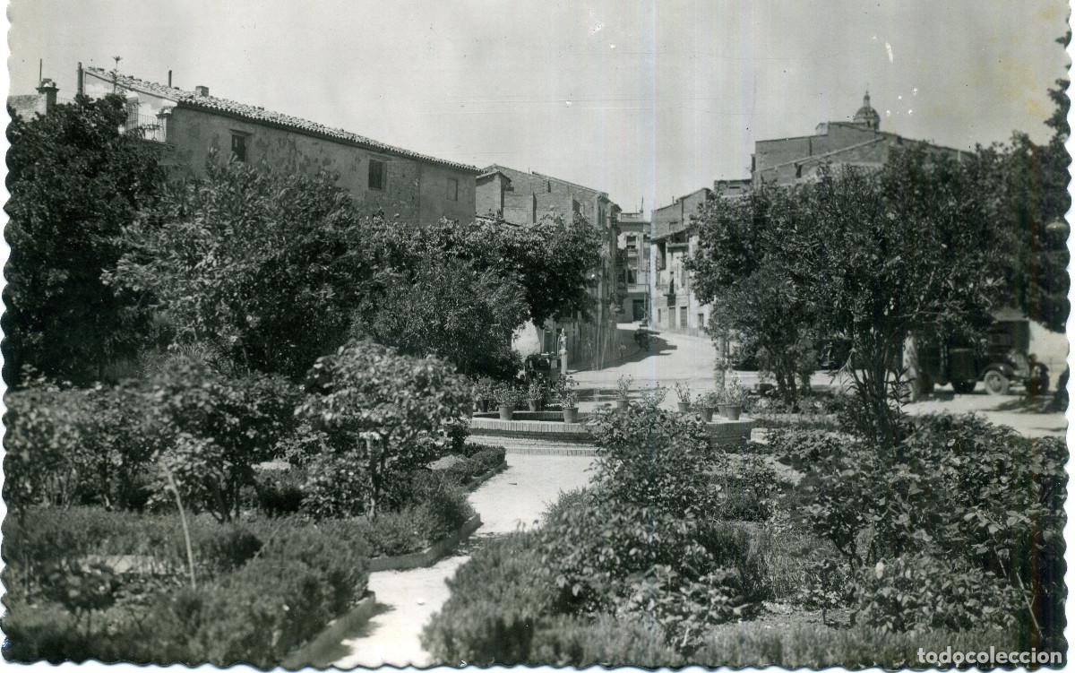 Postales: BORJAS BLANCAS - JARDINES Y CALLE LA BALSA