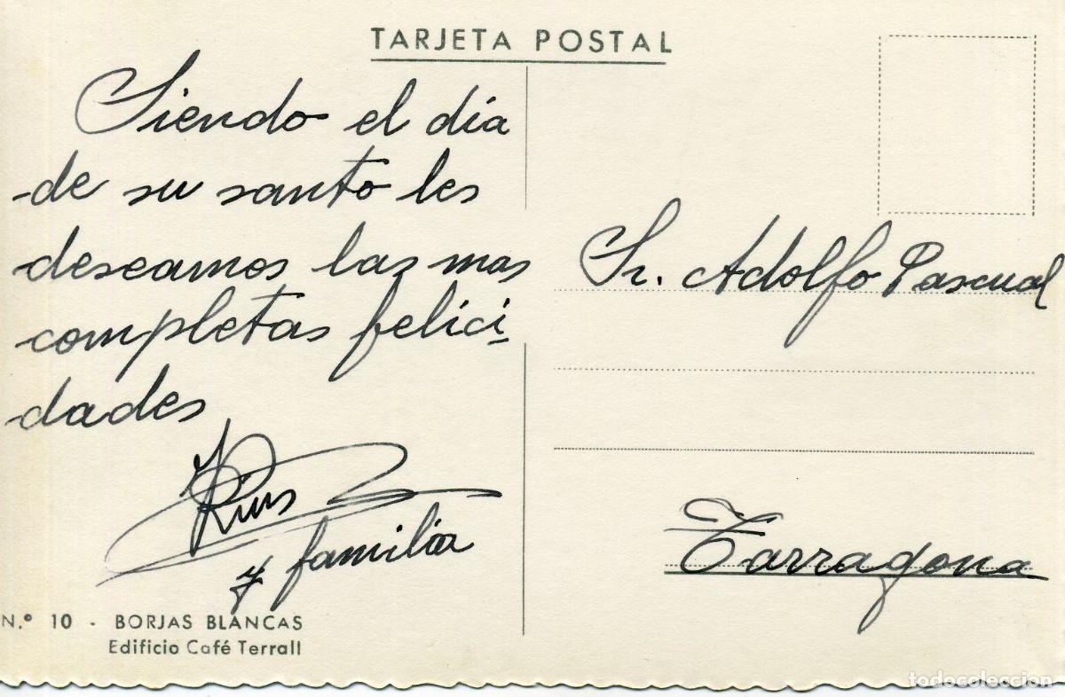 Postales: BORJAS BLANCAS - EDIFICIO CAF&Eacute; TERRALL - Foto 2