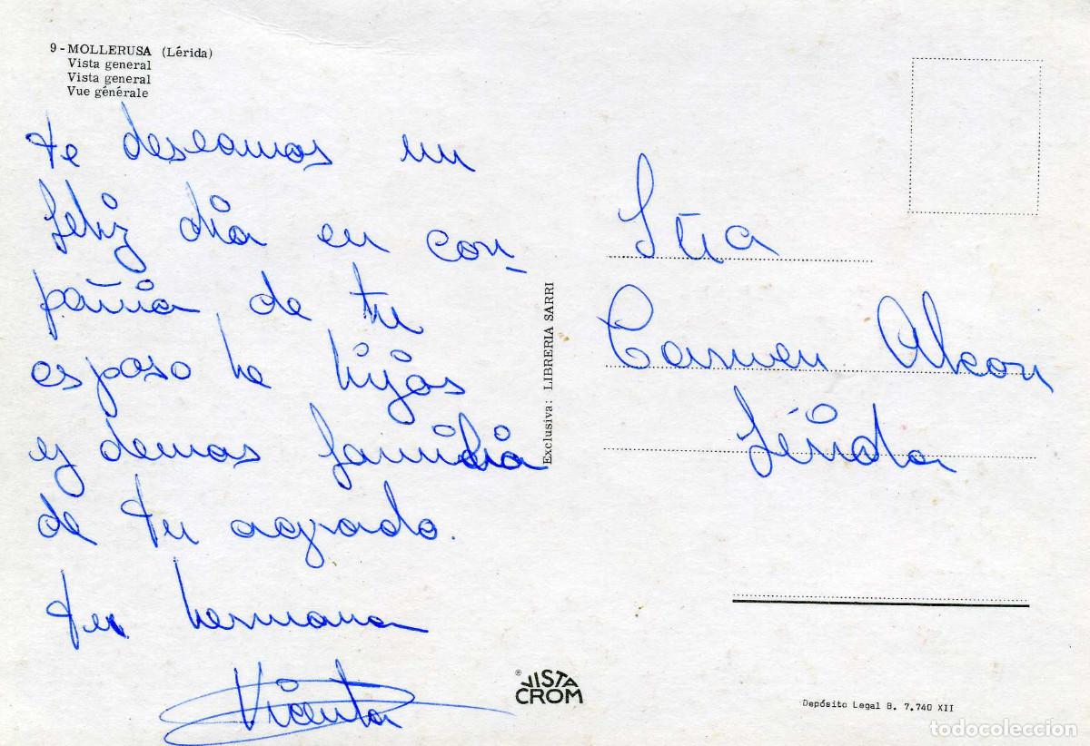 Postales: MOLLERUSA - VISTA GENERAL - Foto 2