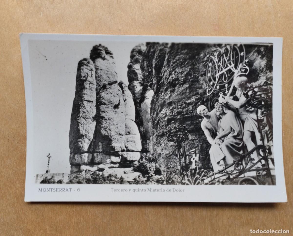 Postales: Postal antigua N&deg; 6 de Montserrat: Tercer y Quinto Misterio de Dolor