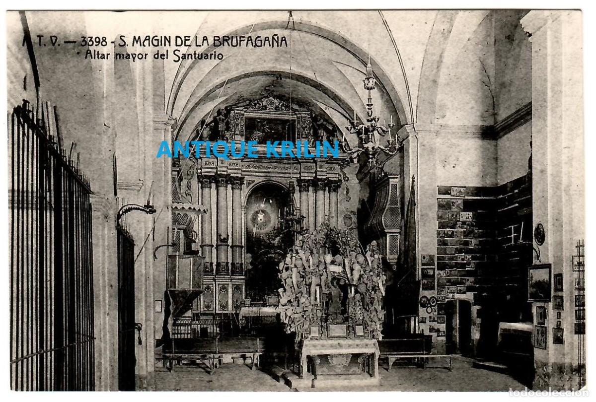 Postales: S. MAGIN DE LA BRUFAGA&Ntilde;A N&ordm; 3398 ALTAR MAYOR / REPRODUCCION ATV / SIN EDITOR