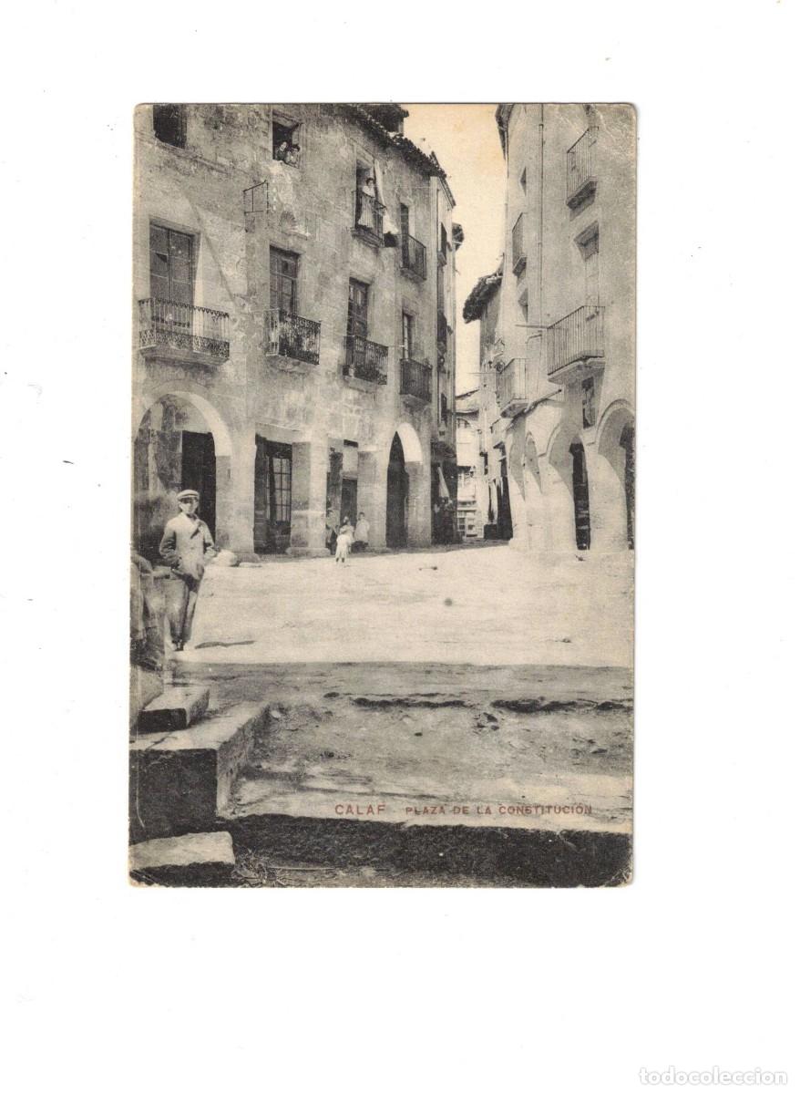 Postales: CALAF. PLAZA DE LA CONSTITUCI&Oacute;N - Foto 1