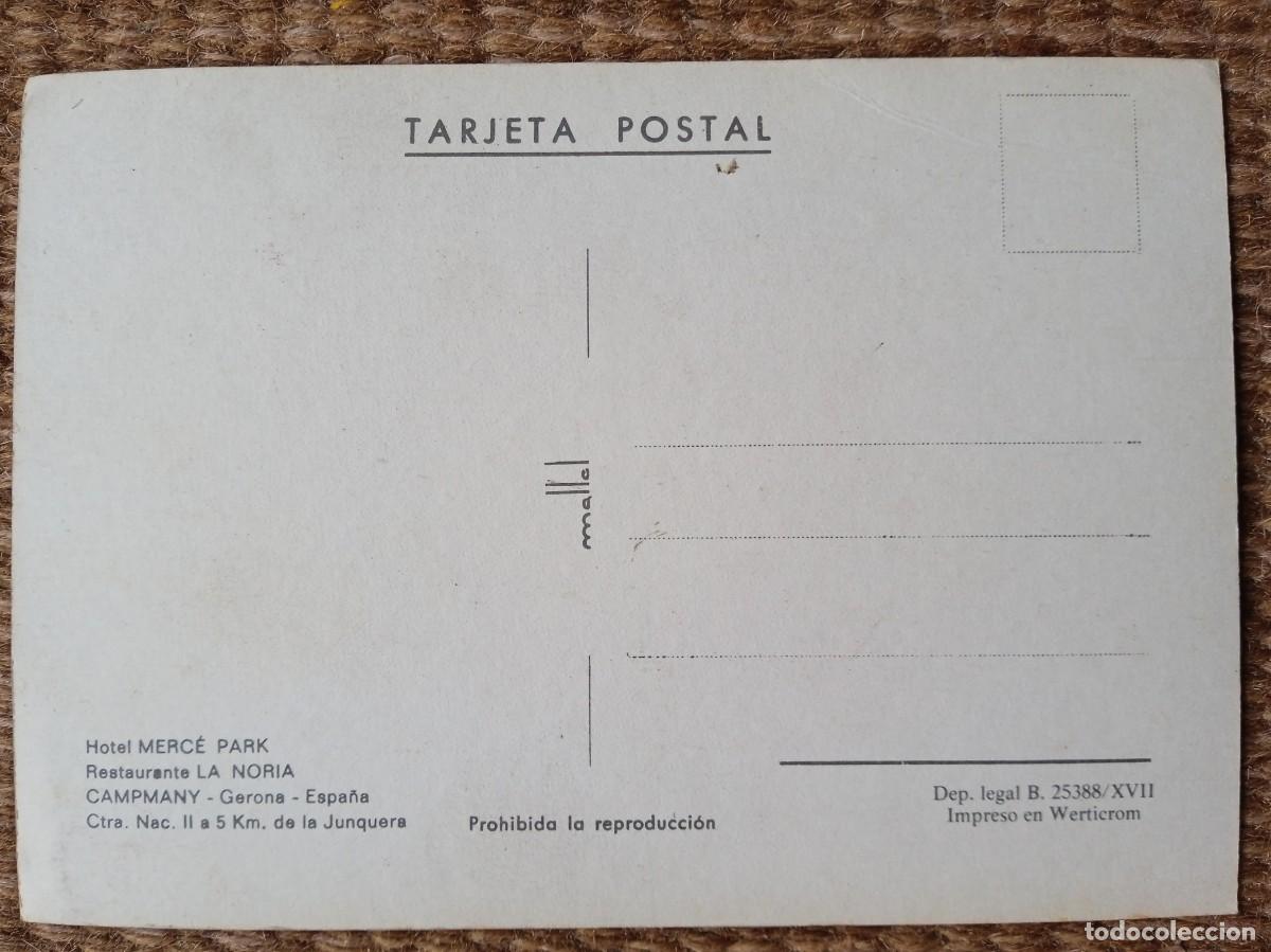 Postales: CAMPMANY - GERONA - HOTEL MERCE PARK - Foto 2